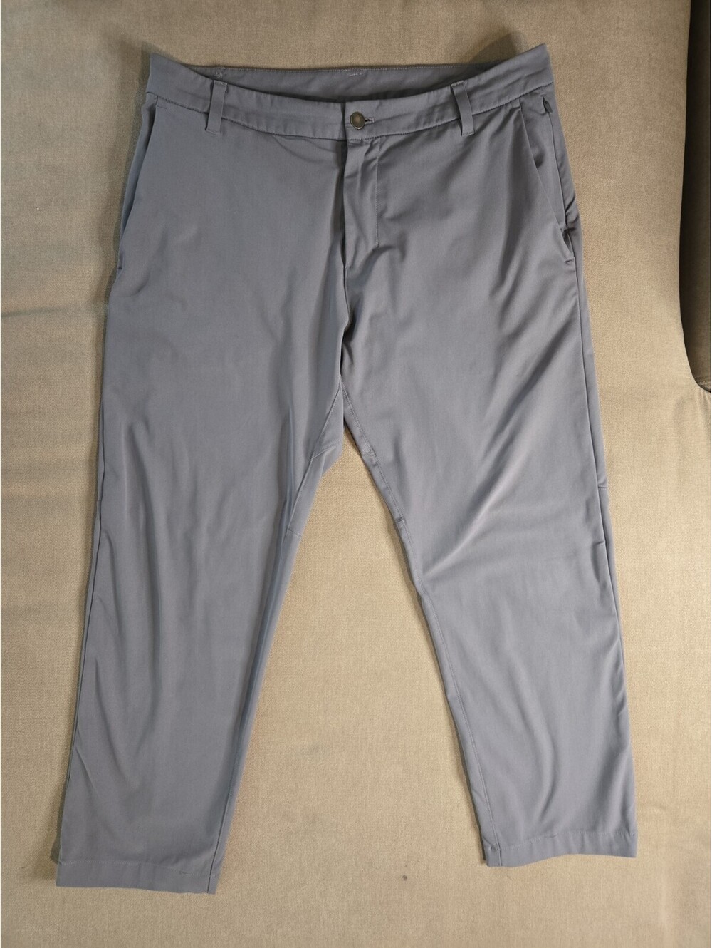Lululemon ABC Pants Mens 35 Gray Chino Golf Trousers Mens